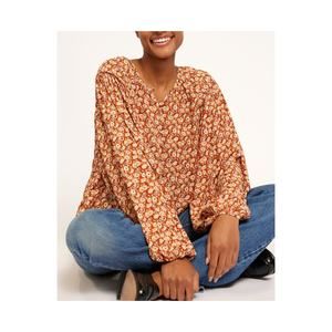 Joie 'Jenny' Brown Long Sleeve Shirt Size L